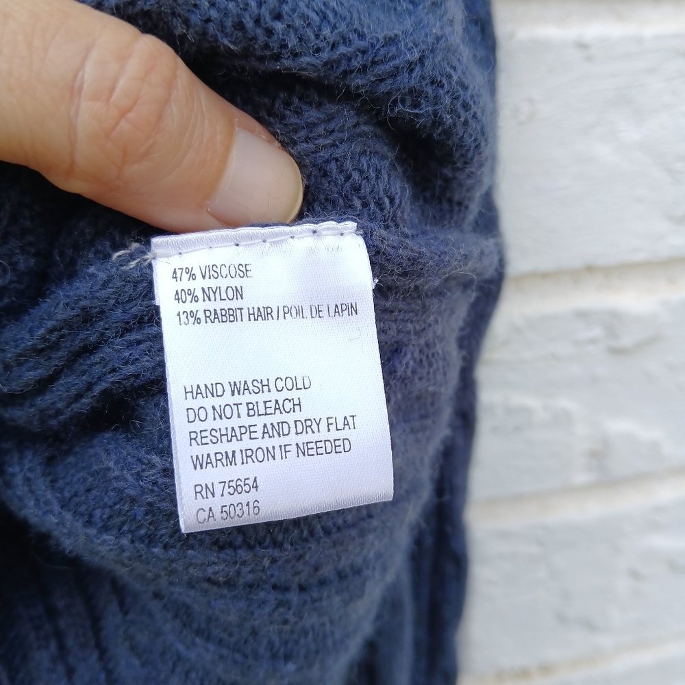 Vintage Y2K Abercrombie & Fitch Babydoll Cable Knit Sweater - Picture 5 of 6
